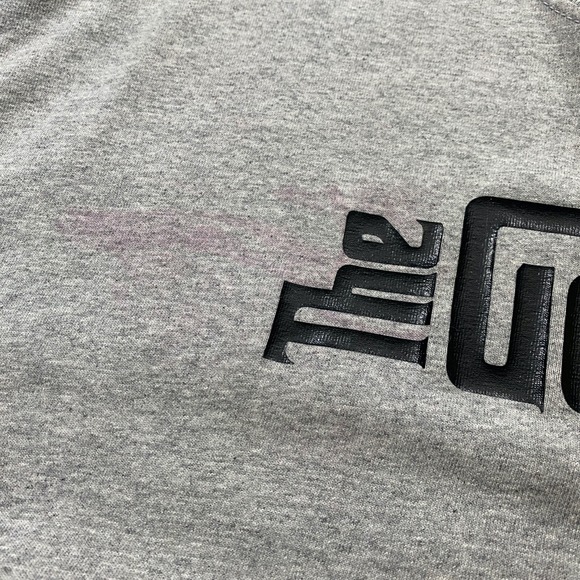 The Godfather Y2K 90s Mafia Movie Promo T-Shirt Size XL Gray Spellout - Picture 7 of 8